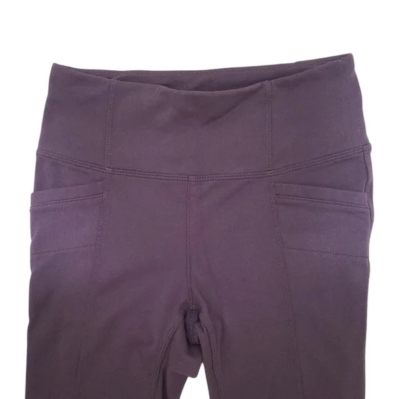 Athleta High Waisted Metro Leggings W/ Front & Back Pockets Plum Size XS - Picture 4 of 16